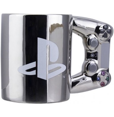 Playstation Dualshock PS4 Controller Silver 3D krūze