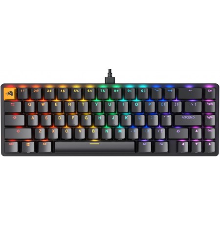 Glorious PC Gaming Race GMMK 2 TKL Keyboard | 65%, Hot-swap, Fox Switches, US, melna