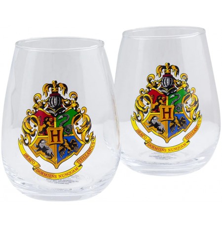Harry Potter Hogwarts Crest divas glāzes (400ml)