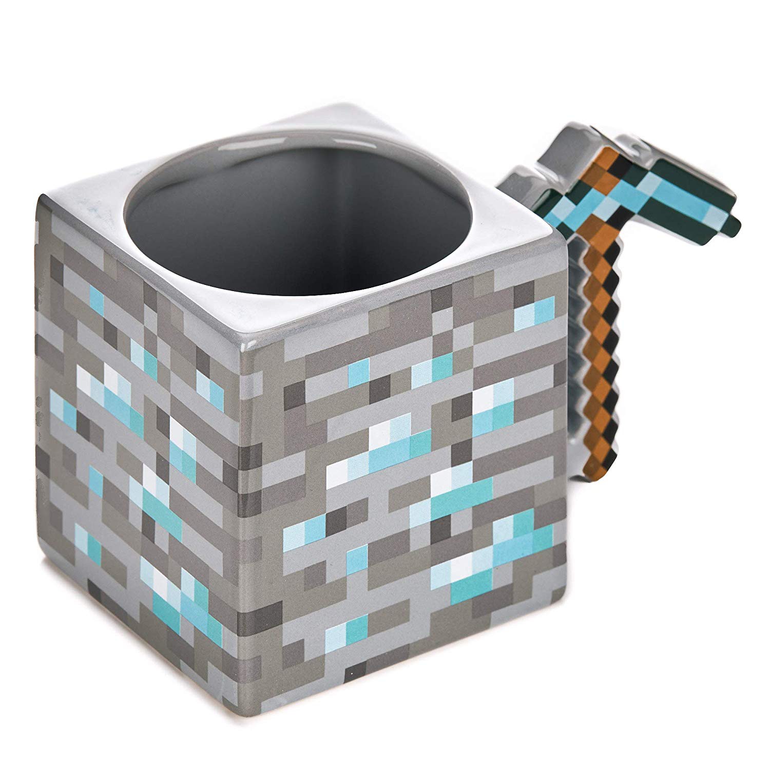 Minecraft Pickaxe 3D krūze (Bojāts iepakojums)