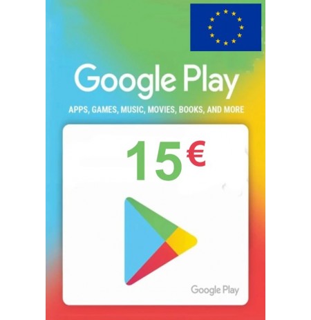 Google Play Gift Card 15 EUR (EU)