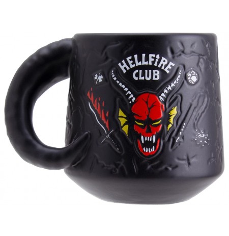 Stranger Things Hellfire Club Demon Embossed kauss (400ml)