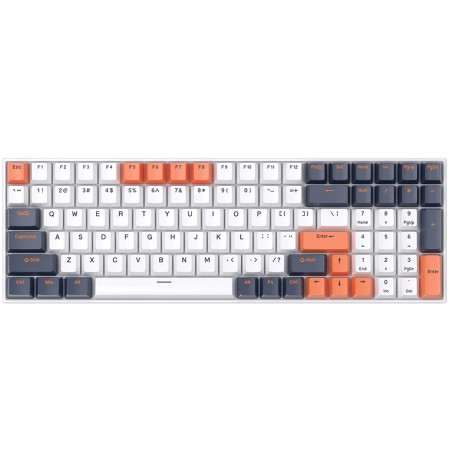 Royal Kludge PBT Keycaps  White Blueberry