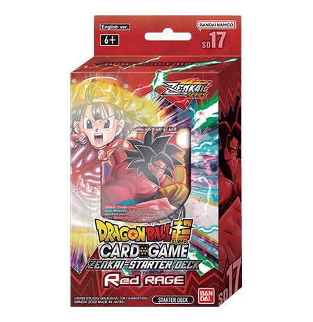 Dragon Ball Super Card Game - Starter Deck SD17 - Red Rage