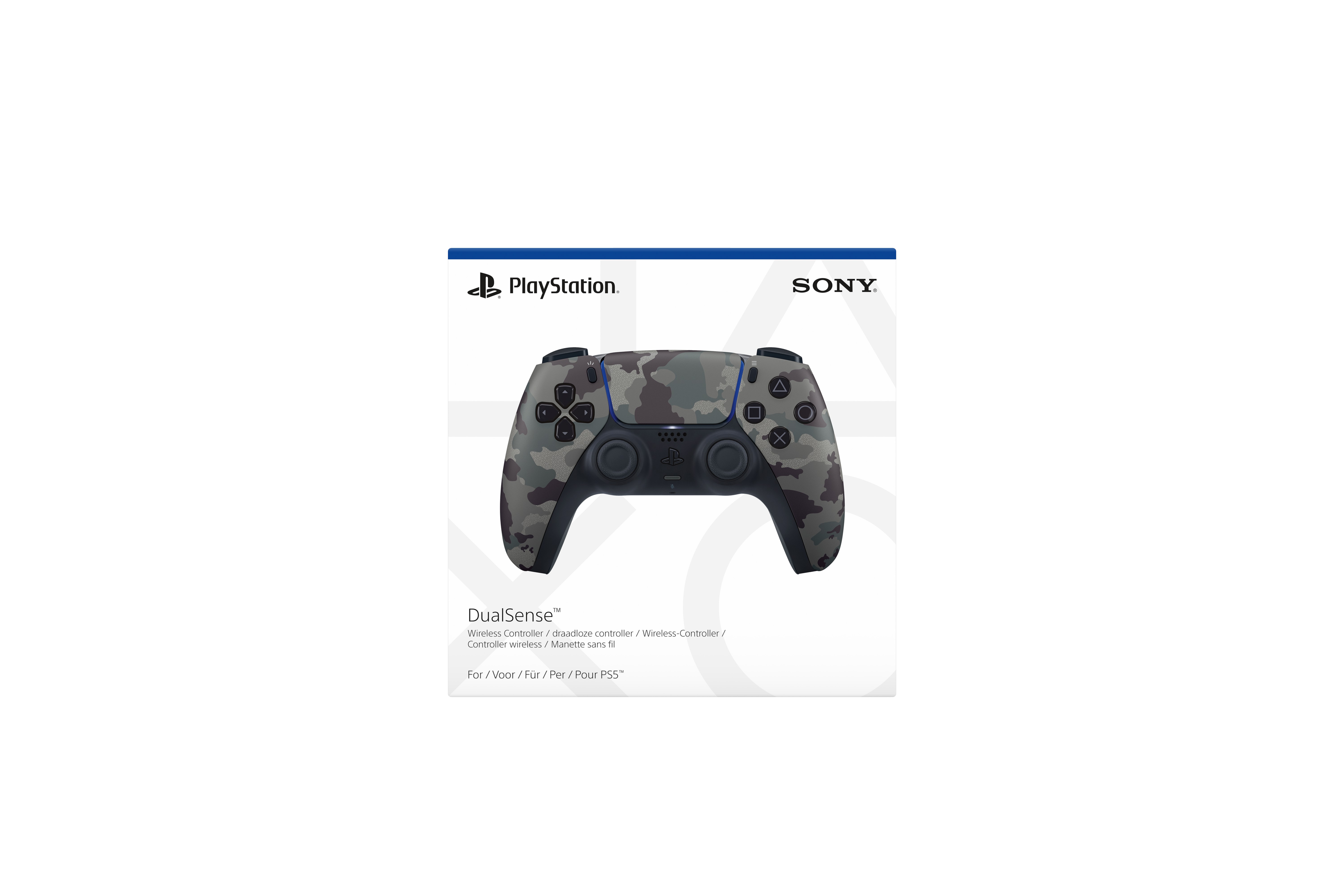 Sony PlayStation DualSense Grey Camouflage bezvada kontrolieris (PS5)