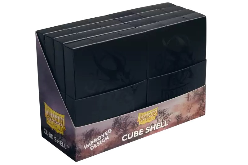 Dragon Shield Cube Shell - Shadow Black (8 Pcs)