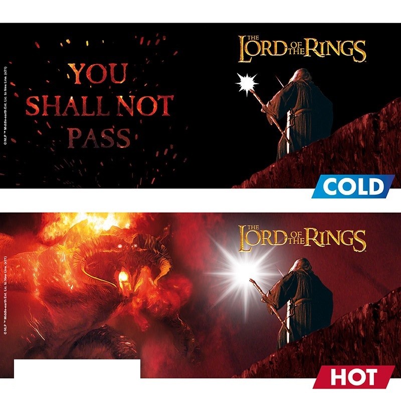 The Lord Of The Rings You Shall Not Pass krūze | Siltuma maiņa 460ml