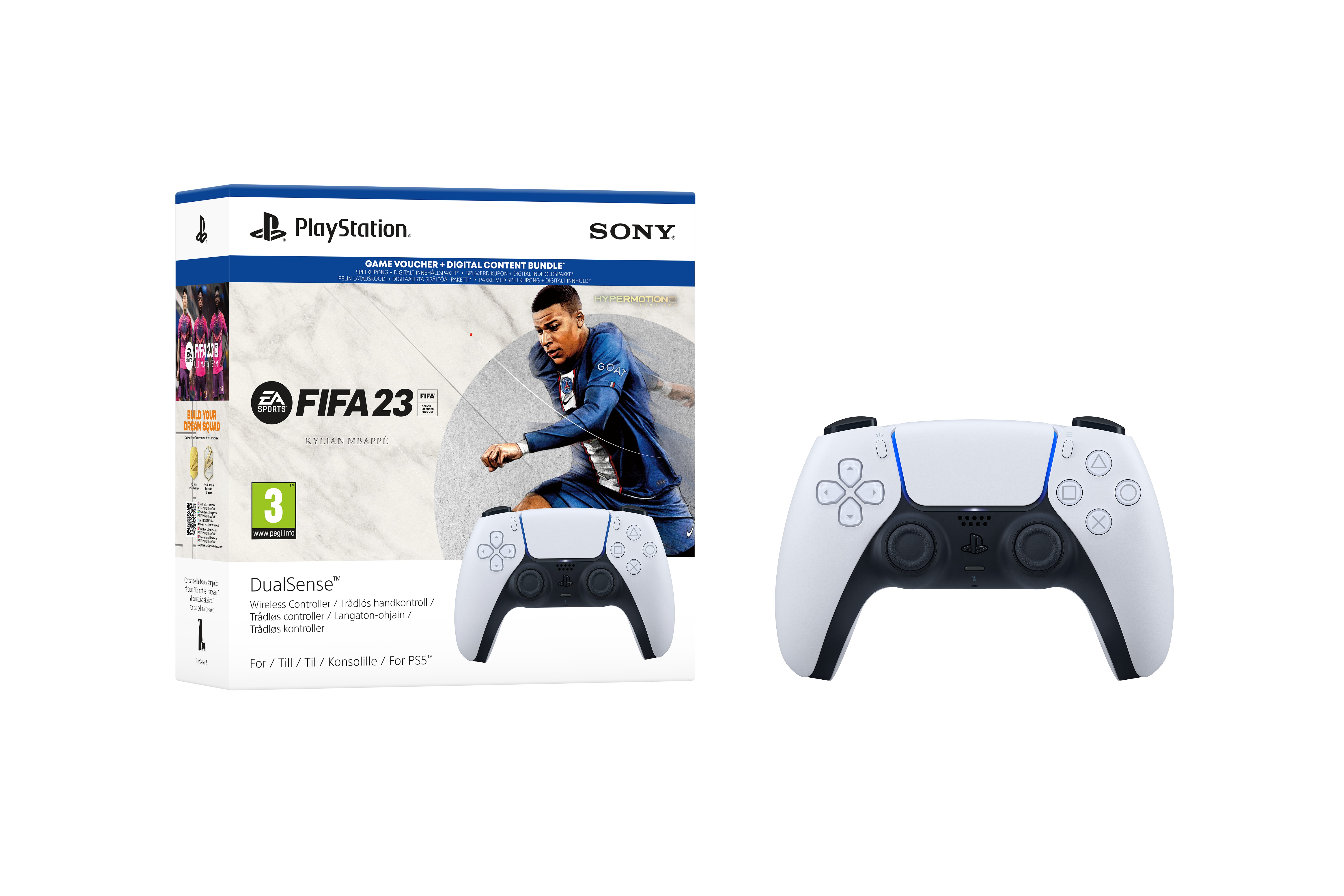 Sony PlayStation DualSense FIFA 23 bundle bezvada kontrolieris (PS5)