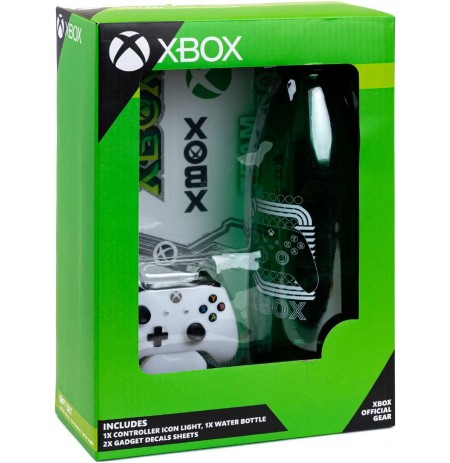 Xbox Icon Light, Bottle & Stickers Gift Set
