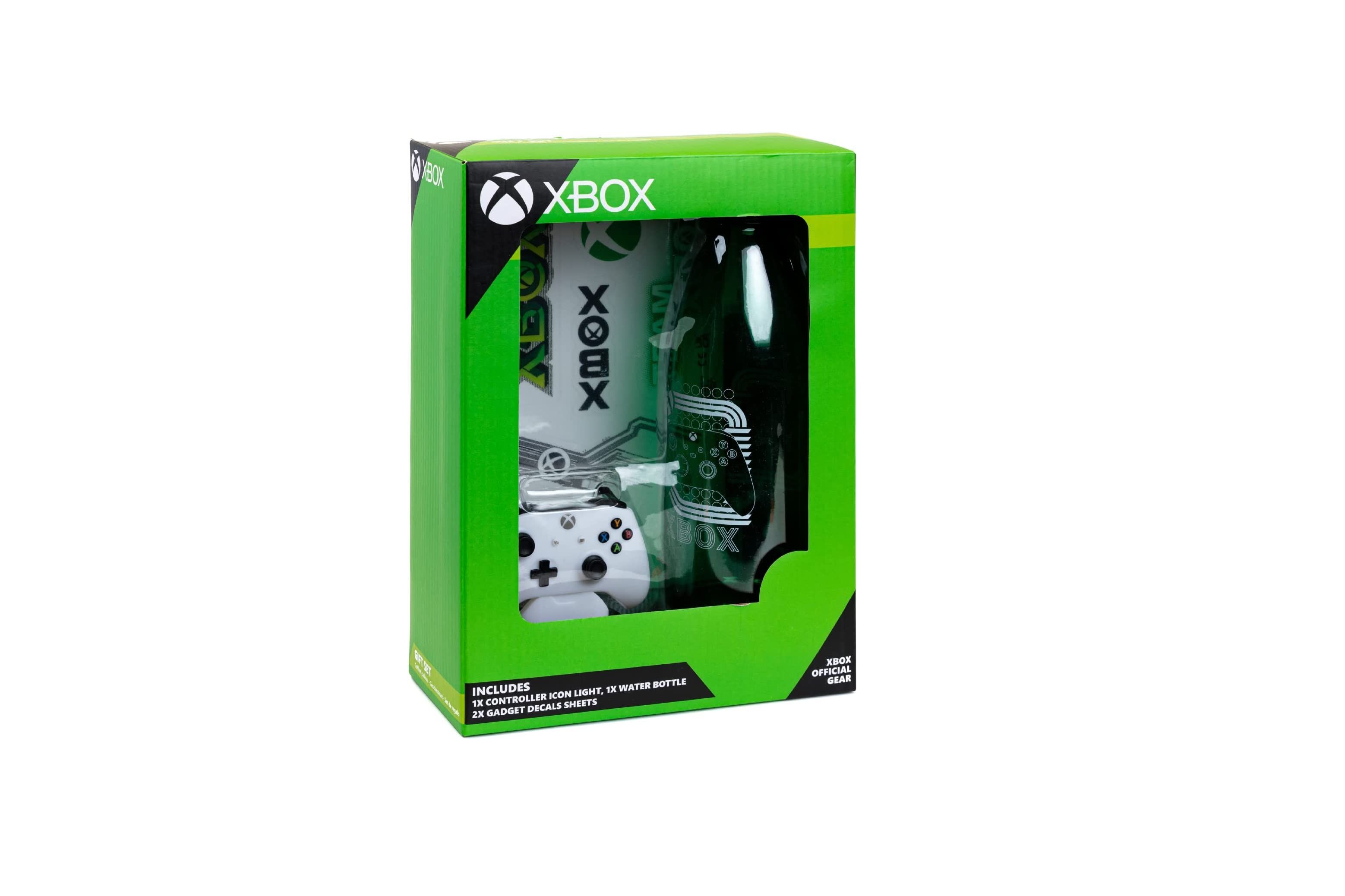 Xbox Icon gaisma, pudeļu un uzlīmju dāvanu komplekts