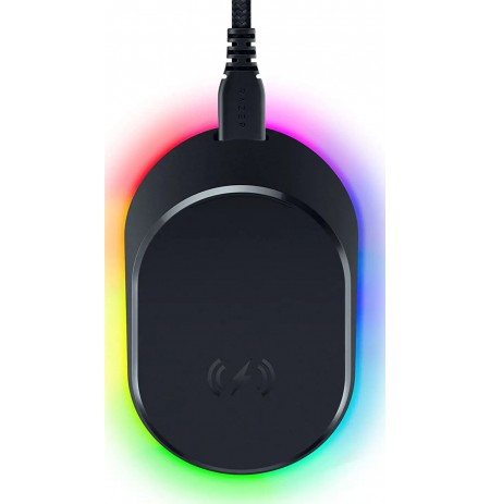 Razer Mouse Dock Pro + Wireless Charging Puck Bundle RGB LED