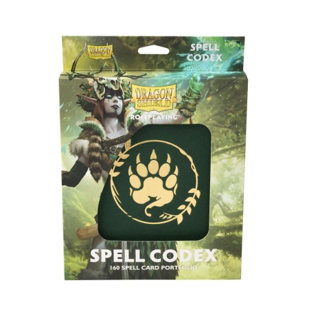Dragon Shield RPG Spell Codex Portfolio - Forest Green
