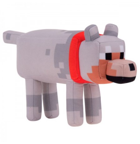 Minecraft: Wolf plīša rotaļlieta | 30 cm