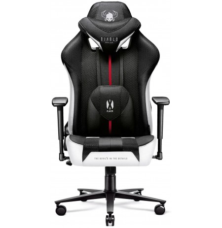 Diablo X-Player 2.0 King Size melns - balts ergonomisks krēsls
