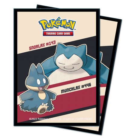 UP - Snorlax & Munchlax Sleeves for Pokémon (65 Pcs)