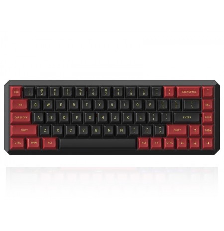 Darmoshark K5 TKL bezvadu mehāniskā klaviatūra ar RGB (US, Hot-swap, RED switch V3) Black
