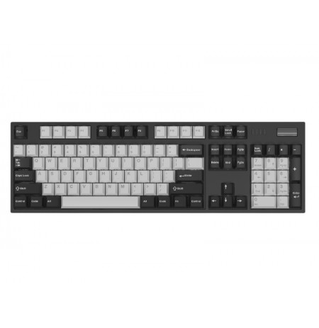 Darmoshark K9 vadu mehāniskā klaviatūra ar RGB (US, Hot-swap, Silver switch) Black