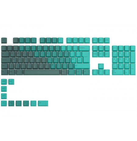 Glorious PC Gaming Race GPBT Keycaps - (115 gab., rain forest, PBT,  ISO, UK layout)