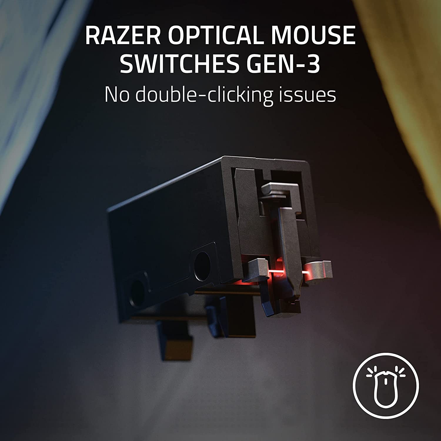 RAZER DeathAdder V3 spēļu optiskā pele ar vadu | 30000 DPI