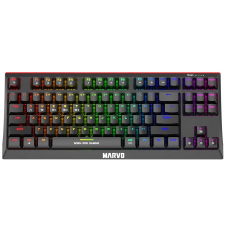 Marvo KG953W TKL 80% bezvadu mehāniskā klaviatūra ar RGB (US, Blue switch)