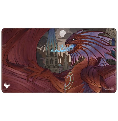 UP - March of the Machine: The Aftermath Niv-Mizzet, Supreme White Stitched Standard Gaming Playmat