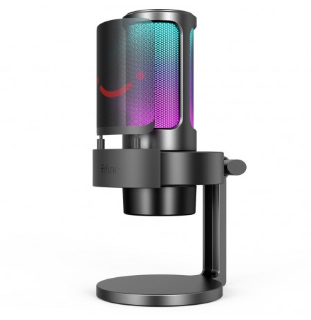 FIFINE Ampligame A8 vadu mikrofons ar RGB apgaismojumu  | USB